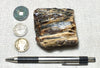 amber - fossil resin from a tropical forest tree in Indonesian Borneo