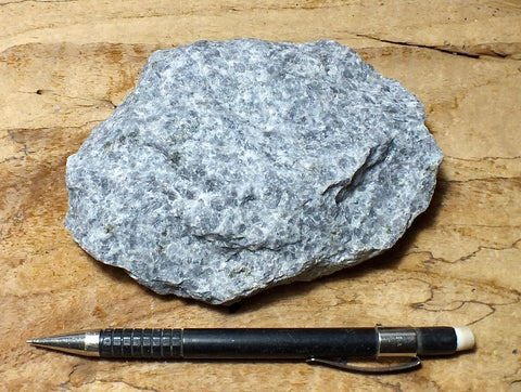 anorthosite - gray/white anorthosite similar to the specimens brought back from the moon by the Apollo astronauts - hand/display specimen