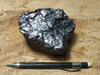 anthracite - teaching hand/display specimen of metamorphic "hard coal" from eastern Pennsylvania
