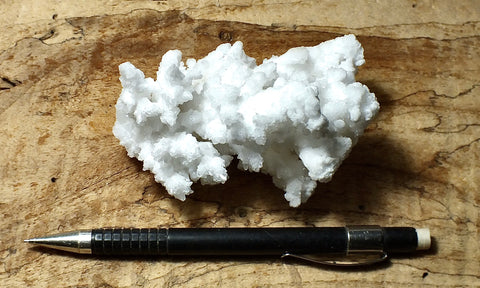aragonite - "cave calcite"  - El Potosi Mine, Santa Eulalia Mining District, Chihuahua - hand/display specimen