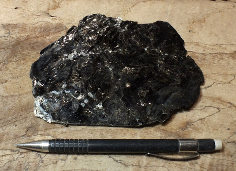 biotite - hand specimen from a pegmatite near Cardiff, Ontario
