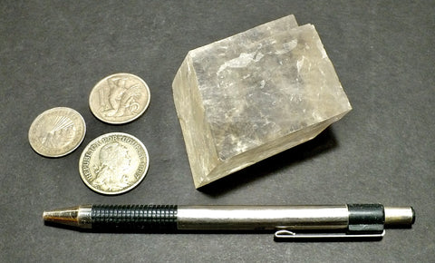 calcite - calcite cleavage rhomb from China