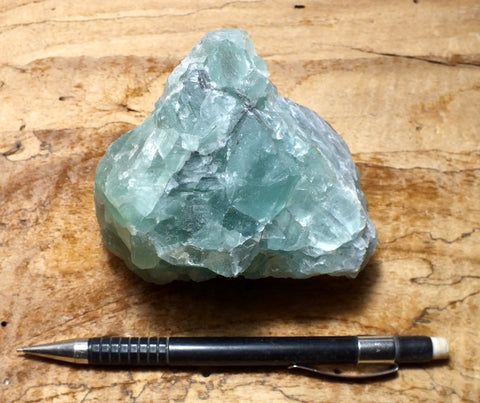 fluorite - massive fluorite - a mineral often associated with metallic ore deposits - display specimen