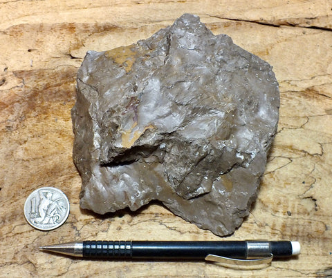 fault gouge - hand/display specimen of clay from the San Andreas Fault Zone