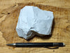kaolinite - soft white kaolin - teaching hand specimen of the primary constituent of kaolin clay