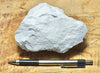 kaolinite - soft white kaolin - hand/display specimen of the primary constituent of kaolin clay