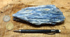 kyanite crystals in quartz -  São José de Safira, Minas Gerais, Brazil - hand/display specimen