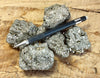pyrite - Huanzalá Mine, Huallanca, Peru - Unit of 5 student specimens
