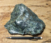serpentine - display specimen of textbook serpentine from the Melones Fault Zone in Placer County, California