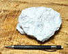 talc - soft white talc from the Acme Mine, Alexander Hills, San Bernardino County, California -  hand/display specimen