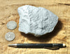 tuff - very pure lithified white volcanic ash mined for Old Dutch Cleanser - teaching hand specimen