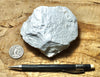 tuff - very pure lithified white volcanic ash mined for Old Dutch Cleanser - teaching hand specimen