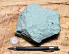 tuff - copper-stained green welded tuff - teaching hand/display specimen