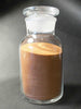 sand - dune sand - orange-pink frosted sand derived from the Navajo Sandstone - 250 ml display bottle with ground glass stopper