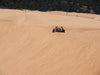 sand - dune sand - orange-pink sand derived from the Navajo Sandstone - set of two 2-ounce jars