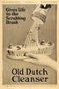 tuff - very pure lithified white volcanic ash mined for Old Dutch Cleanser - teaching hand specimen