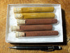 yellow ochre - set of 5 tubes of this natural pigment
