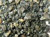 sand - iridescent angular basalt sand - set of five 16 ml polystyrene tubes of sand weathered from the 1990 flow that overran Kalapana, Hawaii
