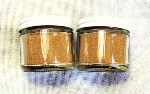 sand - dune sand - orange-pink sand derived from the Navajo Sandstone - set of two 2-ounce jars