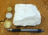 shale - teaching hand specimen of light tan diatomaceous shale from the Monterey Formation, Santa Barbara Co., California