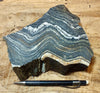 gneiss - display specimen of a Proterozoic granite gneiss from California