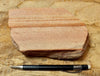 sandstone - fine-grained striped aeolian Navajo Sandstone - teaching hand/display specimen