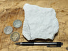 sandstone  -  teaching hand specimen of Jurassic fine-grained white Navajo Sandstone, naturally bleached by reducing fluids