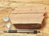sandstone - fine-grained striped aeolian Navajo Sandstone - teaching hand/display specimen