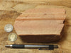 sandstone - fine-grained striped aeolian Navajo Sandstone - teaching hand/display specimen