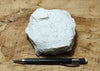 tuff - very pure lithified white volcanic ash mined for Old Dutch Cleanser - teaching hand specimen