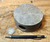 sandstone - medium grained gray - 4" diameter oil well core section from the Stevens Sand