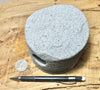 sandstone - medium grained gray - 4" diameter oil well core section from the Stevens Sand