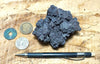 basalt - tholeiite basalt aa from the flow that cut Mauna Loa Road in November 2022 - hand specimen