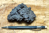 basalt - tholeiite basalt aa from the flow that destroyed Kapoho, Hawaii in 2018 - teaching hand specimen