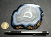 agate - polished slice from an agate-filled geode from Brazil