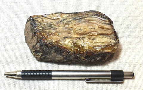 amber - fossil resin from a tropical forest tree in Indonesian Borneo - hand/display specimen