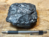 anthracite - teaching hand/display specimen of metamorphic "hard coal" from eastern Pennsylvania