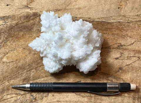 aragonite - "cave calcite"  - El Potosi Mine, Santa Eulalia Mining District, Chihuahua - hand/display specimen