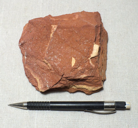 burned shale - hand/display specimen of burned shale from the Monterey Formation, Ventura County, California
