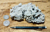 caliche - caliche formed in uplifted Pleistocene lake beds, uncovered and partly dissolved by acidic rain - hand/display specimen