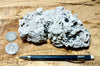 caliche - caliche formed in uplifted Pleistocene lake beds, uncovered and partly dissolved by acidic rain - hand/display specimen