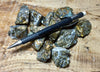 chalcopyrite - teaching student specimens from a mineralized vein - Unit of 10 smaller specimens