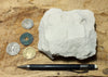 claystone - teaching hand specimen of diatomaceous claystone from the Sisquoc Formation, Santa Barbara County, Calif.