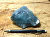 fluorite - teaching hand specimen of a mineral often associated with metallic ores - massive fluorite