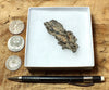 fulgurite - natural glass flanged tube formed by lightning strike on sand from the Western Sahara in Morocco