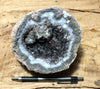 quartz - cavity filling - display specimen of a quartz filled geode from Morocco