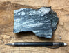 gneiss - Proterozoic granitic gneiss from the San Gabriel Mountains, California - hand specimen