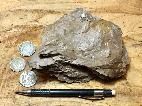 fault gouge - large hand/display specimen from the San Andreas Fault Zone