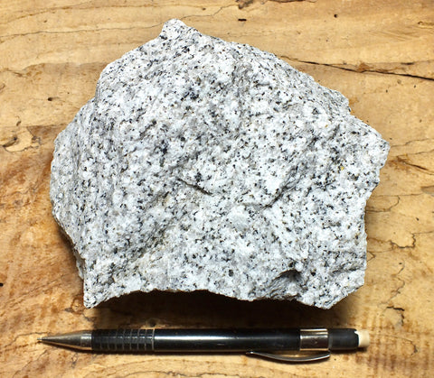 granite - display specimen of typical granite