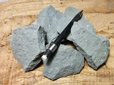 graywacke -  teaching student specimens of a gray dirty sandstone - Unit of 5 specimens - Geological Specimen Supply